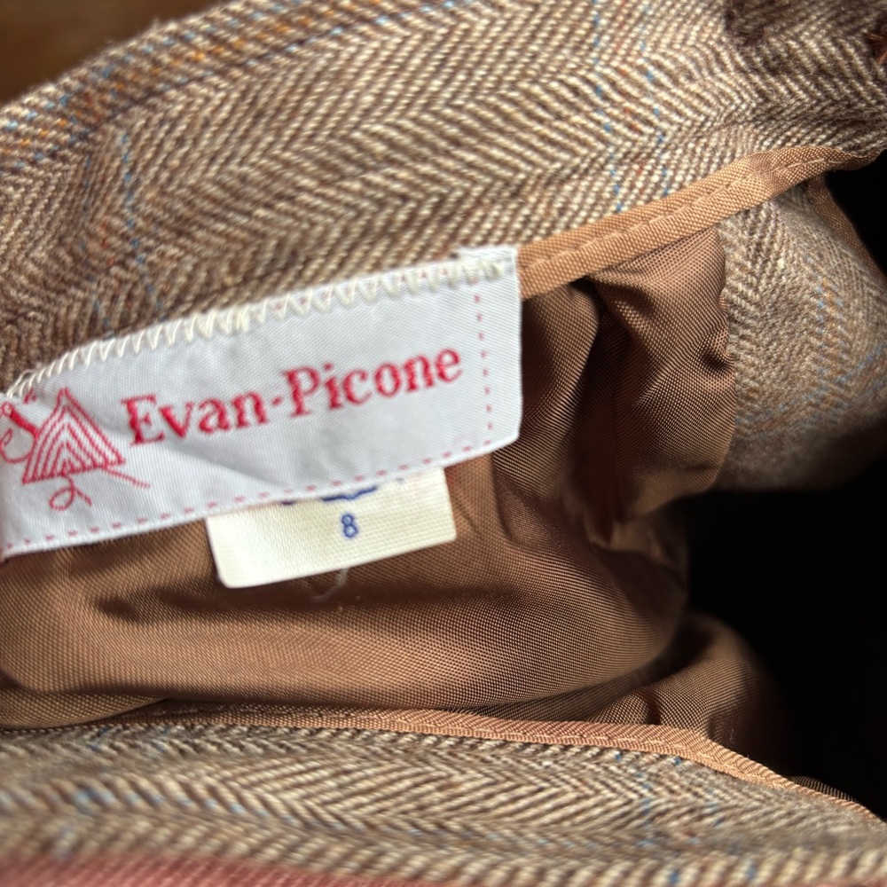 Vintage Evan Picone Classic Gray Women's Skirt small - Picture 8 of 16